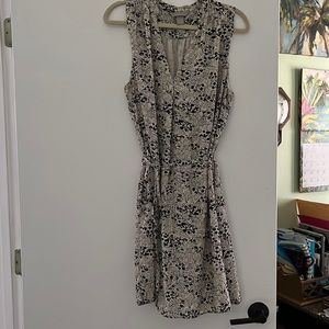 Classy,Cream and Black business Dress